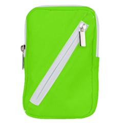 Color Lawn Green Belt Pouch Bag (large) by Kultjers