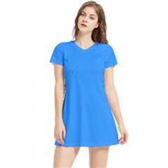 Color Dodger Blue Women s Sports Skirt by Kultjers