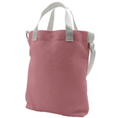 Color Light Pink Canvas Messenger Bag by Kultjers