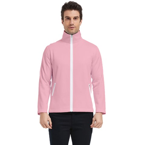 Color Light Pink Men s Bomber Jacket by Kultjers