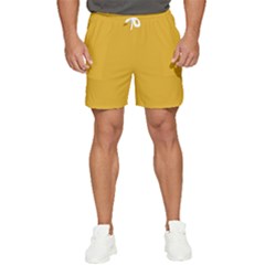 Color Goldenrod Men s Runner Shorts by Kultjers