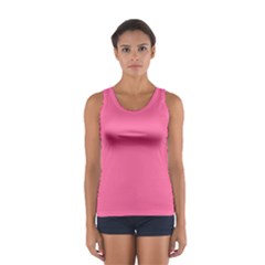 Color French Pink Sport Tank Top 