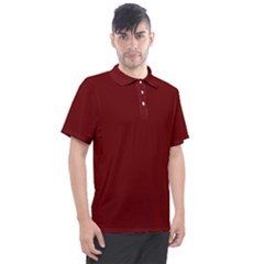 Color Blood Red Men s Polo Tee
