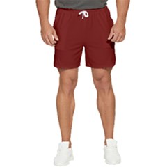 Color Blood Red Men s Runner Shorts by Kultjers