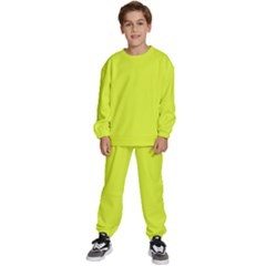 Color Luis Lemon Kids  Sweatshirt Set by Kultjers