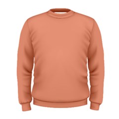 Color Dark Salmon Men s Sweatshirt by Kultjers