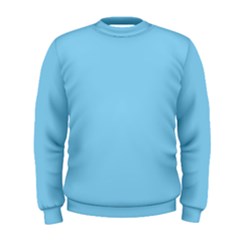 Color Baby Blue Men s Sweatshirt by Kultjers