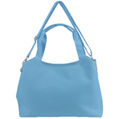 Color Baby Blue Double Compartment Shoulder Bag by Kultjers