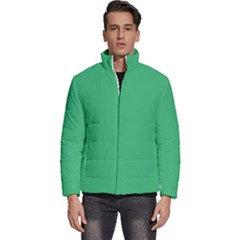 Color Medium Sea Green Men s Puffer Bubble Jacket Coat by Kultjers