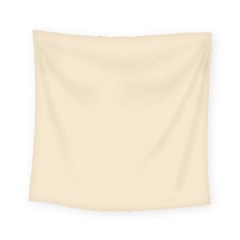 Color Blanched Almond Square Tapestry (small) by Kultjers