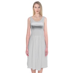 Color Gainsboro Midi Sleeveless Dress by Kultjers