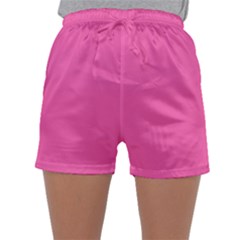 Color Hotpink Sleepwear Shorts by Kultjers