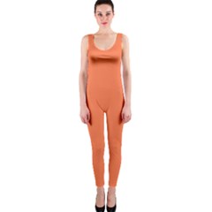 Color Coral One Piece Catsuit by Kultjers