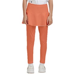 Color Coral Kids  Skirted Pants by Kultjers