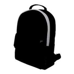Color Black Flap Pocket Backpack (large) by Kultjers