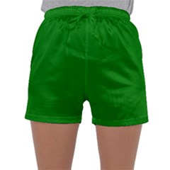 Color Green Sleepwear Shorts by Kultjers
