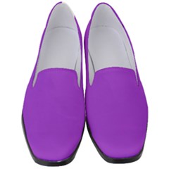 Color Dark Orchid Women s Classic Loafer Heels