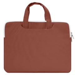 Color Chestnut Macbook Pro 16  Double Pocket Laptop Bag 