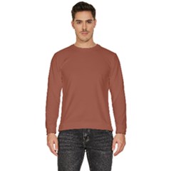 Color Chestnut Men s Fleece Sweatshirt by Kultjers