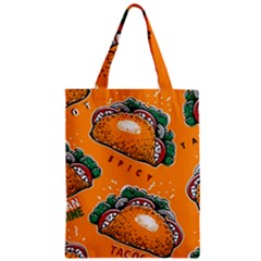 Seamless Pattern With Taco Zipper Classic Tote Bag by Pakemis