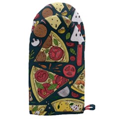 Vector-seamless-pizza-slice-pattern-hand-drawn-pizza-illustration-great-pizzeria-menu-background Microwave Oven Glove by Pakemis