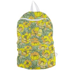 Seamless-pattern-with-graphic-spring-flowers Foldable Lightweight Backpack