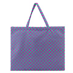 Pattern Zipper Large Tote Bag by gasi