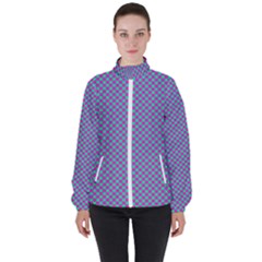 Pattern Women s High Neck Windbreaker by gasi