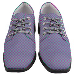 Pattern Women Heeled Oxford Shoes by gasi