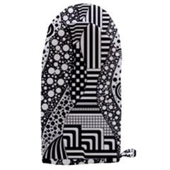 Black And White Microwave Oven Glove