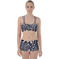 Black And White Perfect Fit Gym Set
