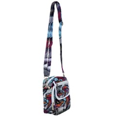 Abstract Art Shoulder Strap Belt Bag by gasi