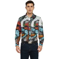 Abstract Art Men s Long Sleeve  Shirt