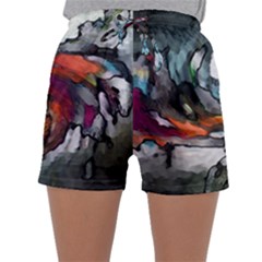Abstract Art Sleepwear Shorts by gasi