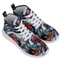 Abstract art Women s Lightweight High Top Sneakers View3