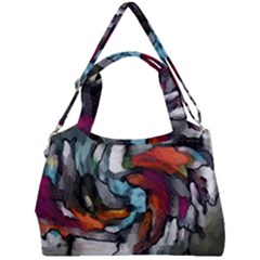 Abstract Art Double Compartment Shoulder Bag by gasi
