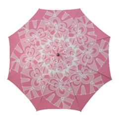 Pink Zendoodle Golf Umbrellas by Mazipoodles