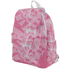 Pink Zendoodle Top Flap Backpack