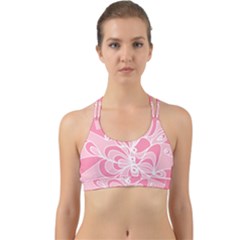 Pink Zendoodle Back Web Sports Bra