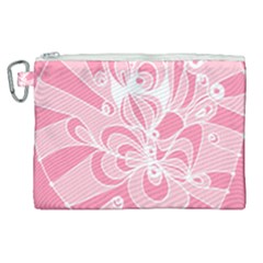 Pink Zendoodle Canvas Cosmetic Bag (XL)