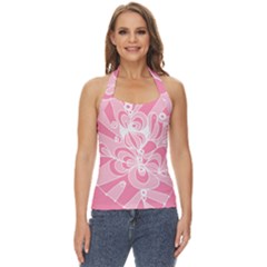 Pink Zendoodle Basic Halter Top