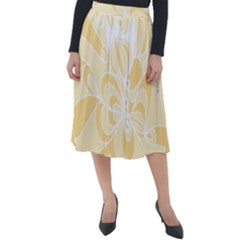 Amber Zendoodle Classic Velour Midi Skirt  by Mazipoodles