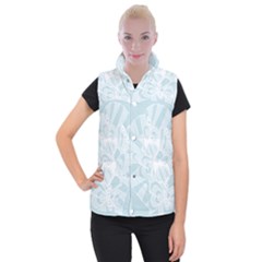 Blue 2 Zendoodle Women s Button Up Vest by Mazipoodles