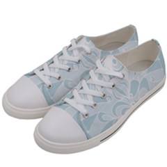 Blue 2 Zendoodle Women s Low Top Canvas Sneakers by Mazipoodles