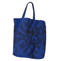 Blue 3 Zendoodle Giant Grocery Tote by Mazipoodles
