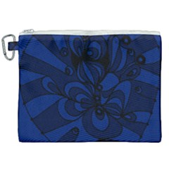 Blue 3 Zendoodle Canvas Cosmetic Bag (xxl) by Mazipoodles