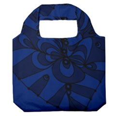 Blue 3 Zendoodle Premium Foldable Grocery Recycle Bag by Mazipoodles