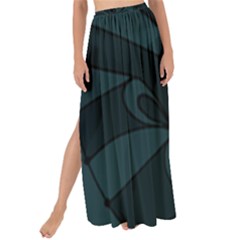 Green Zendoodle Maxi Chiffon Tie-up Sarong by Mazipoodles