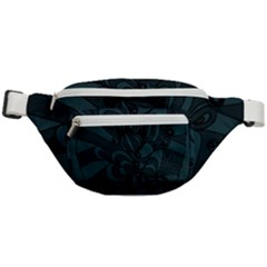 Green Zendoodle Fanny Pack by Mazipoodles