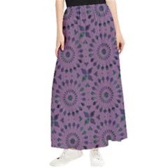 Kaleidoscope Scottish Violet Maxi Chiffon Skirt by Mazipoodles